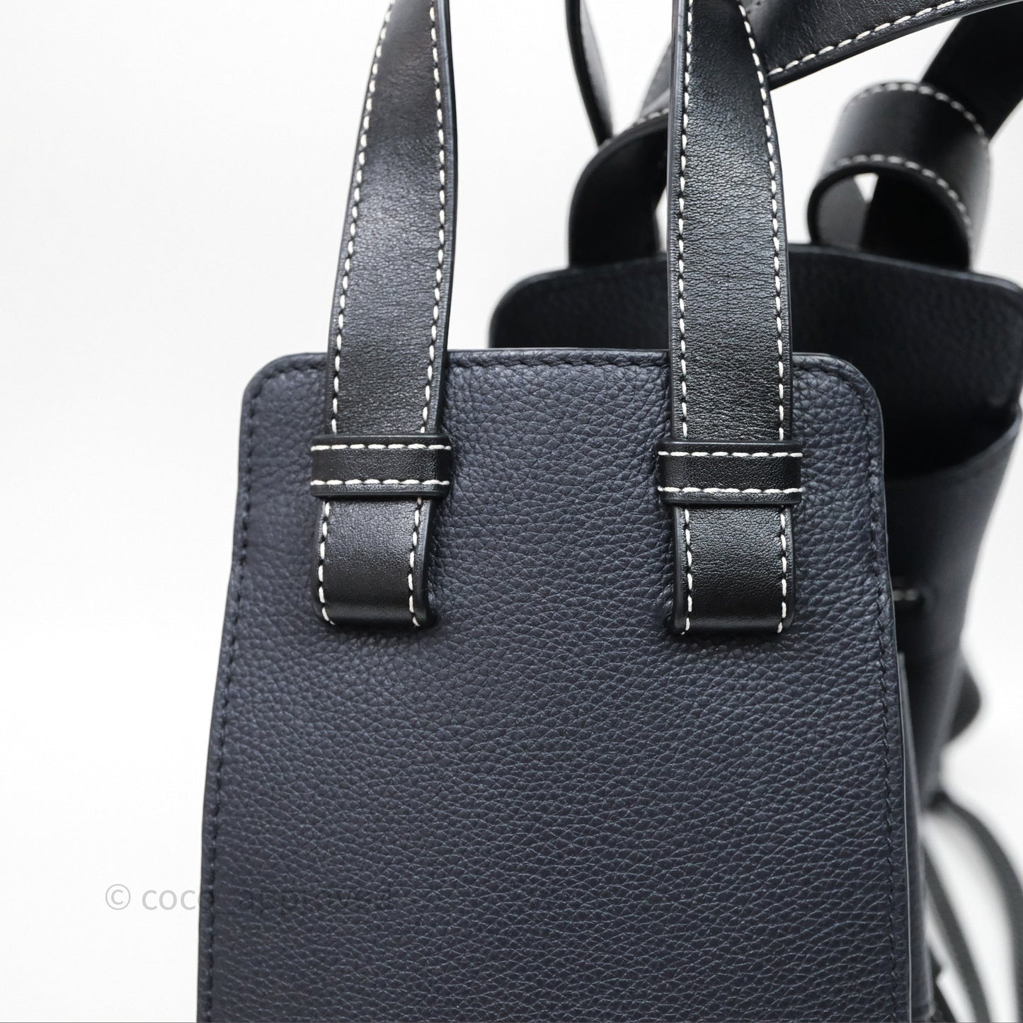 Loewe Small Hammock Shoulder Bag Calfskin Navy
