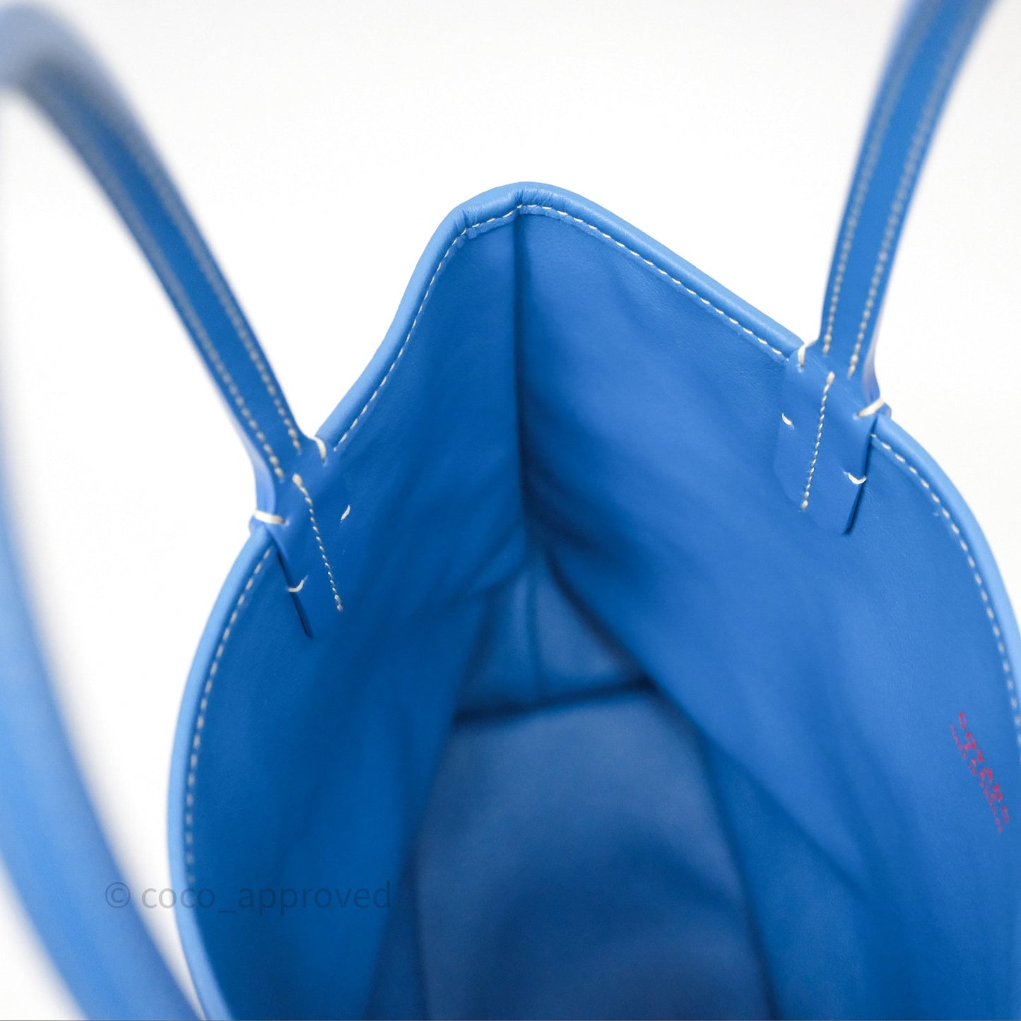 Goyard Anjou Mini Bag Goyardine Canvas Blue