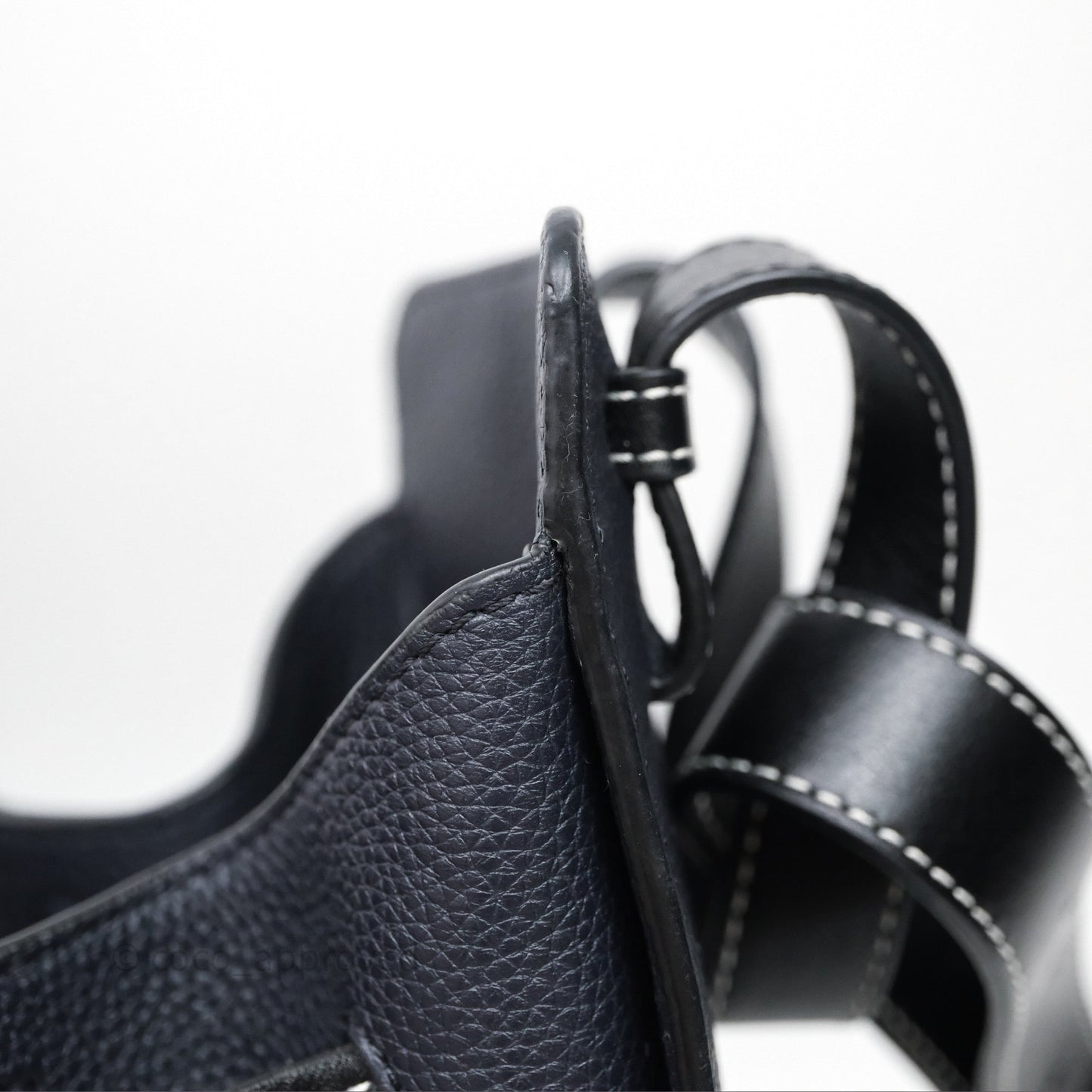 Loewe Small Hammock Shoulder Bag Calfskin Navy
