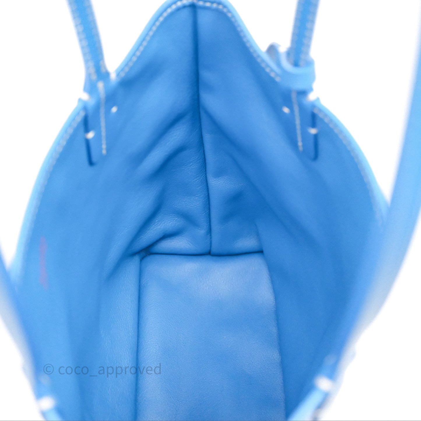 Goyard Anjou Mini Bag Goyardine Canvas Blue