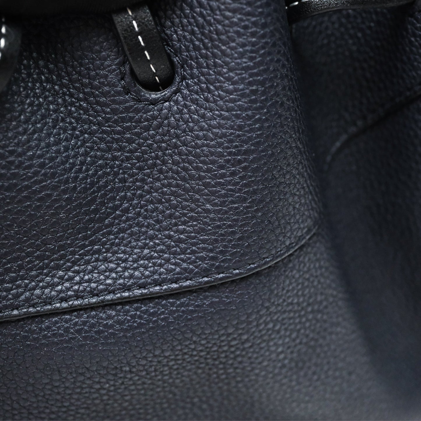 Loewe Small Hammock Shoulder Bag Calfskin Navy