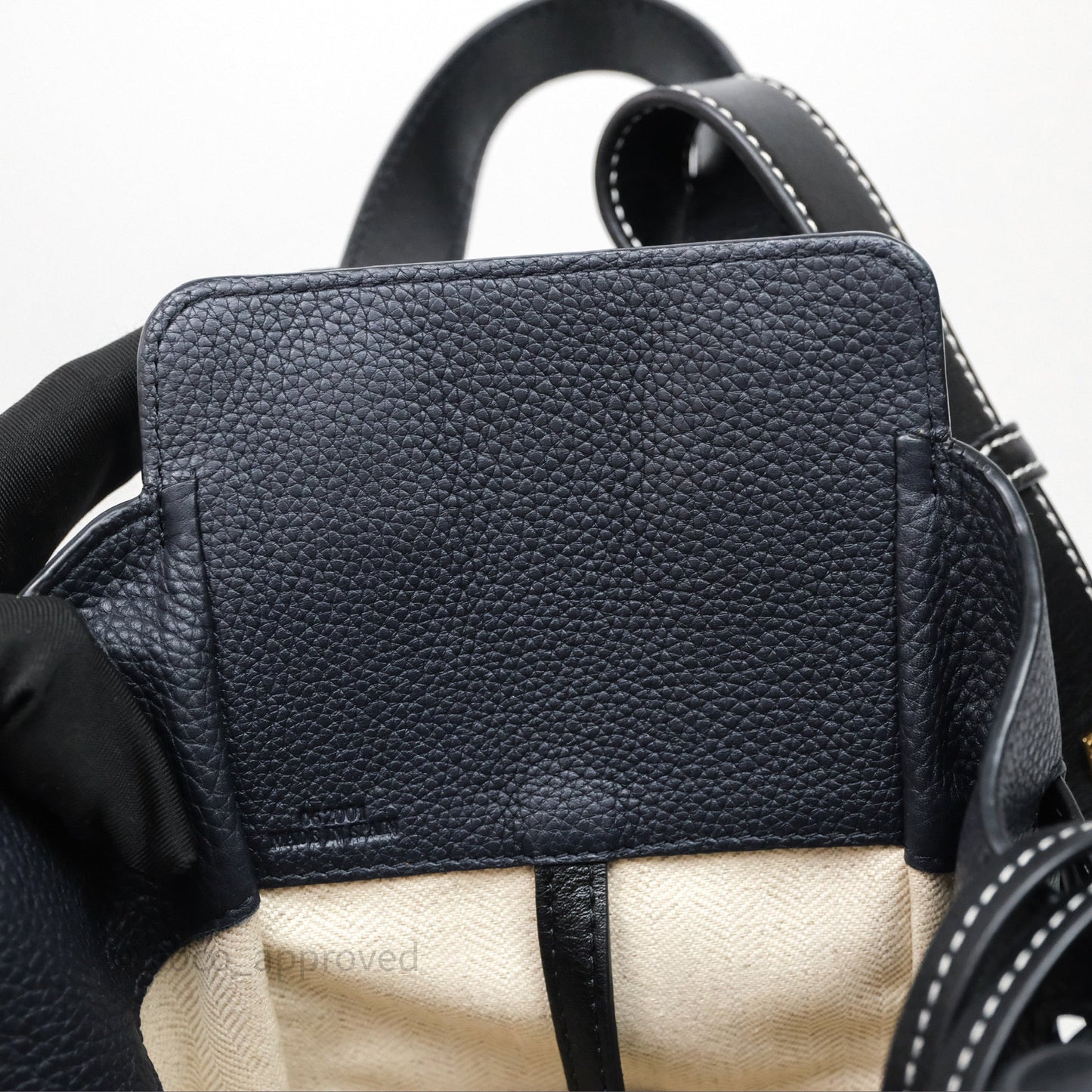 Loewe Small Hammock Shoulder Bag Calfskin Navy