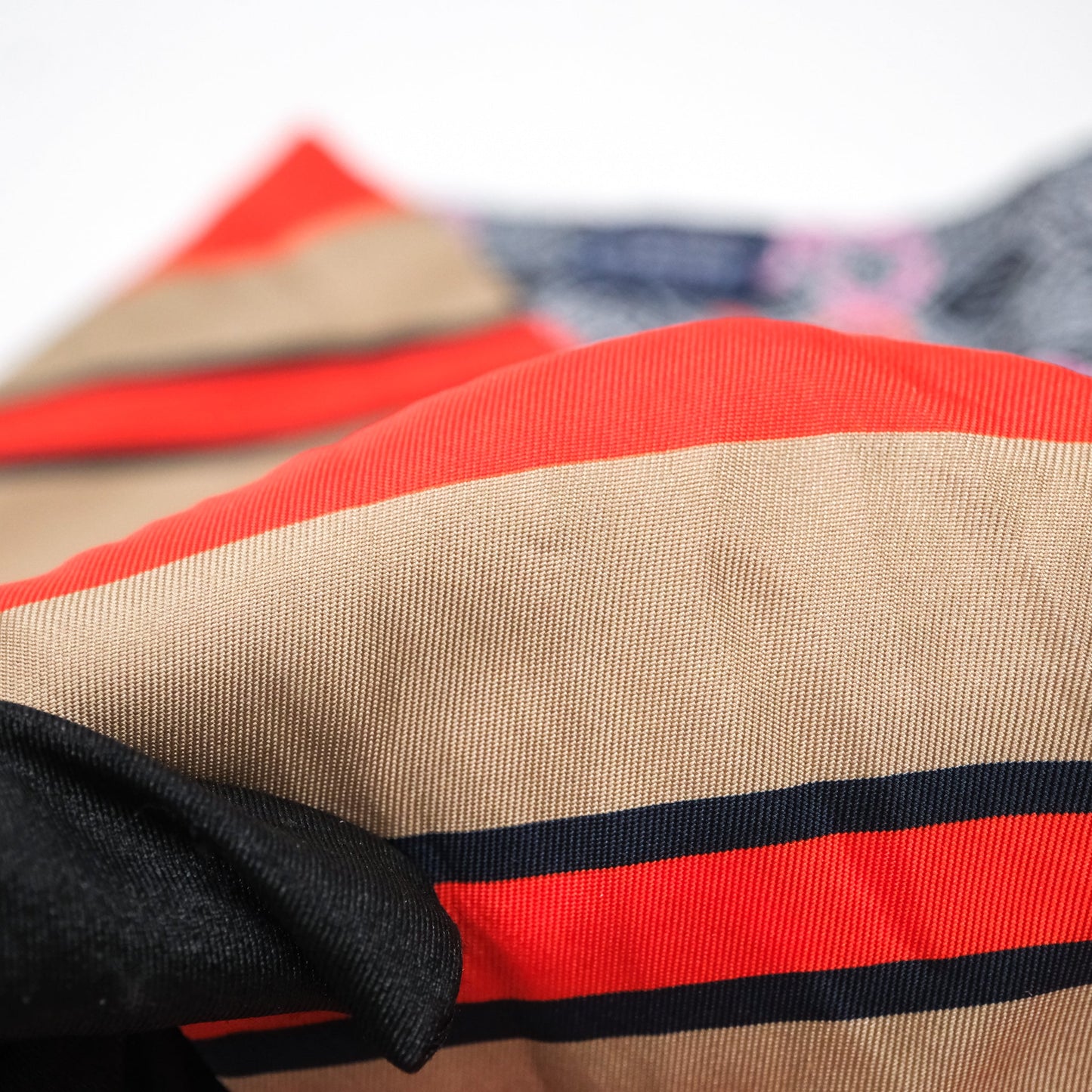 Hermes Maxi Twilly Scarf Silk Orange