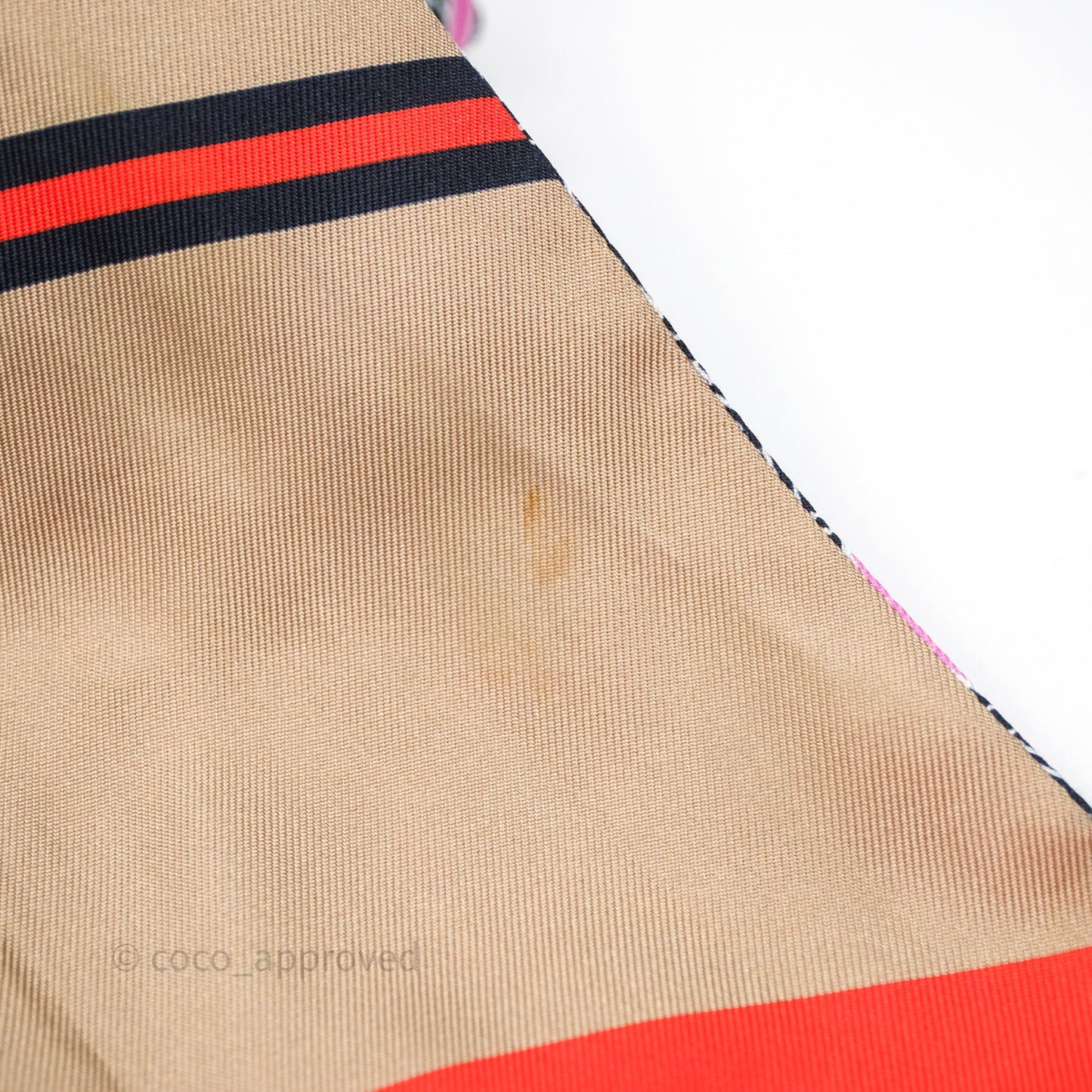 Hermes Maxi Twilly Scarf Silk Orange
