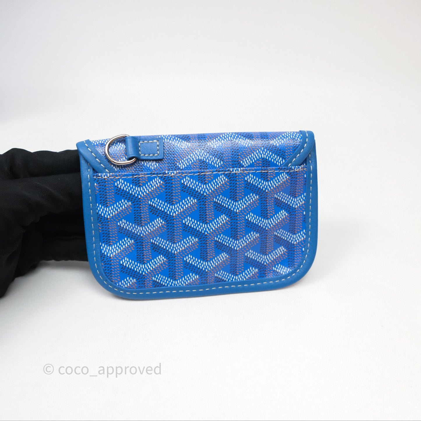 Goyard Anjou Mini Bag Goyardine Canvas Blue