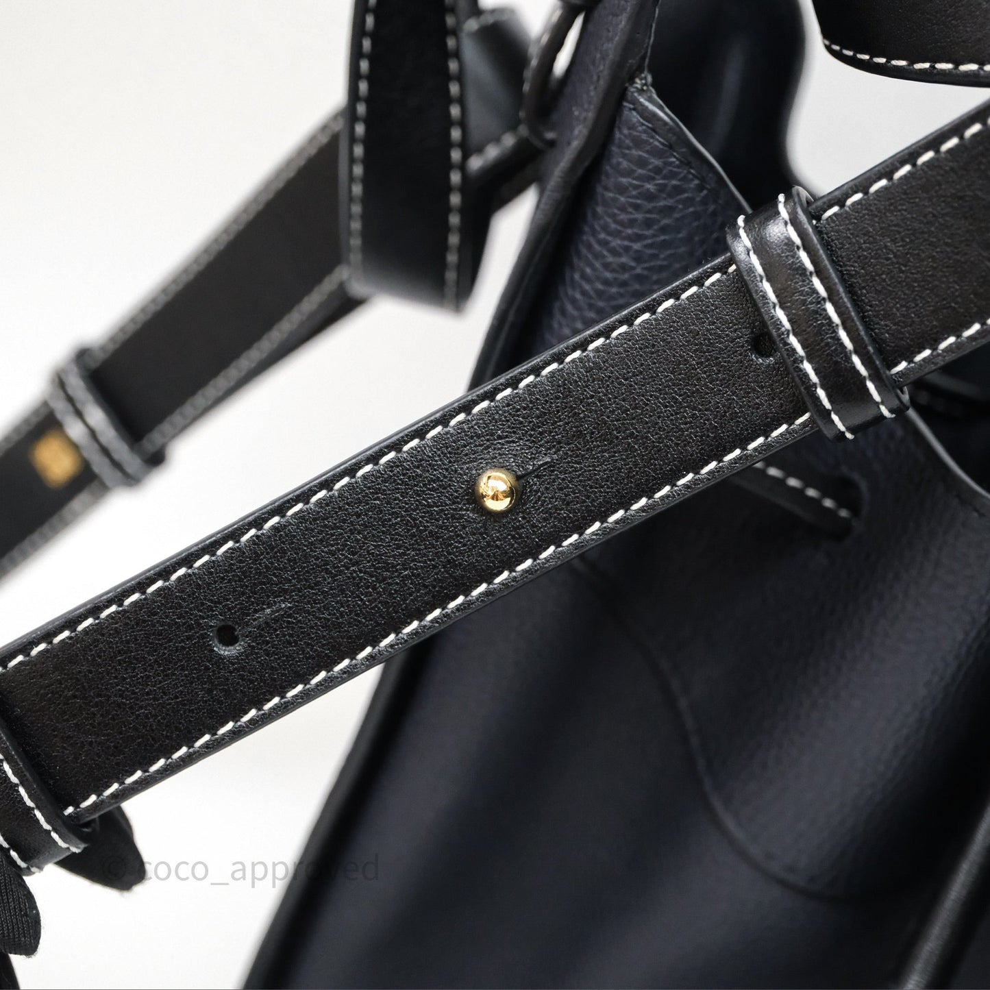 Loewe Small Hammock Shoulder Bag Calfskin Navy