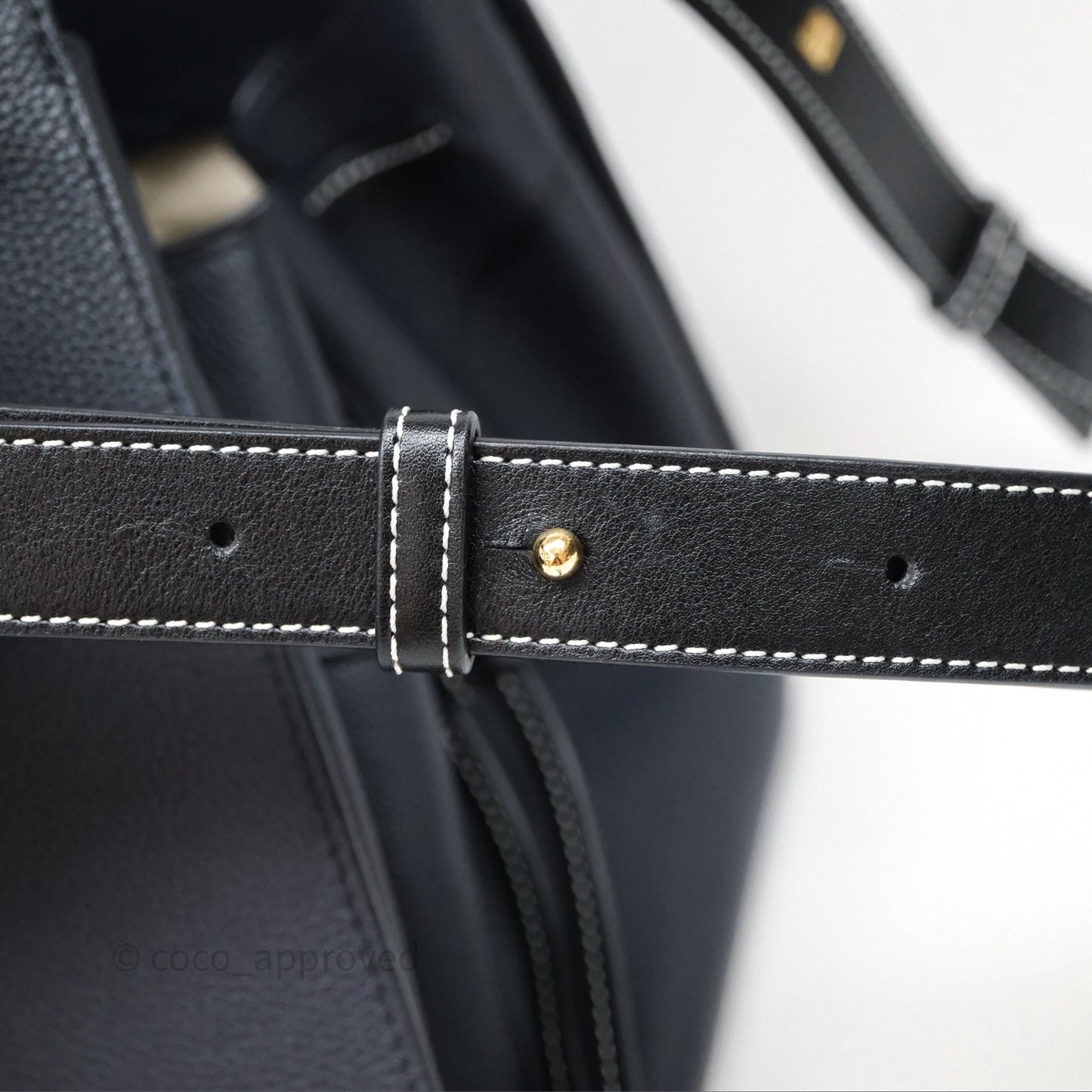 Loewe Small Hammock Shoulder Bag Calfskin Navy