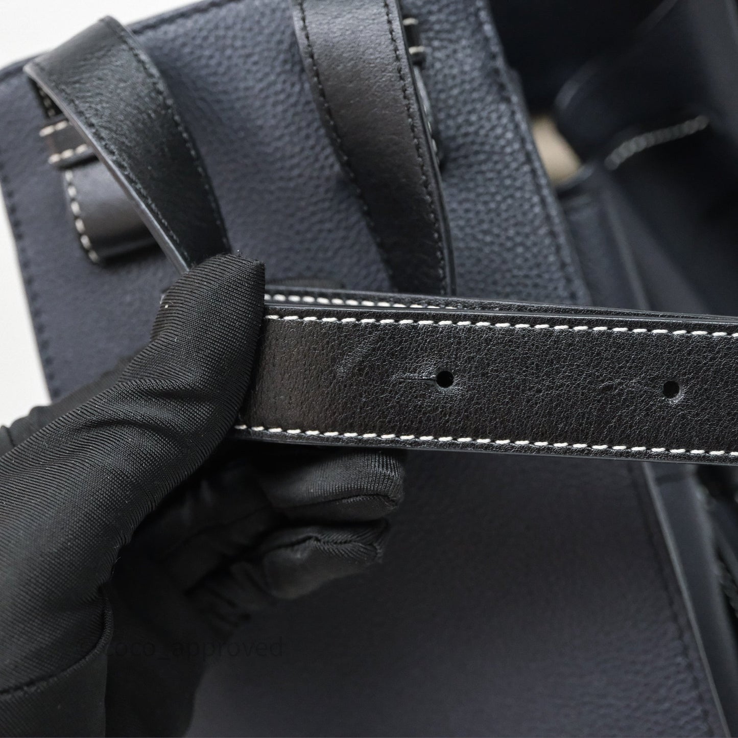 Loewe Small Hammock Shoulder Bag Calfskin Navy