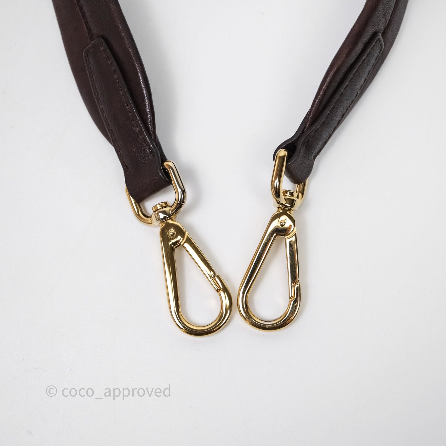 Prada Explore Medium Nappa Leather Shoulder Bag Chocolate Brown
