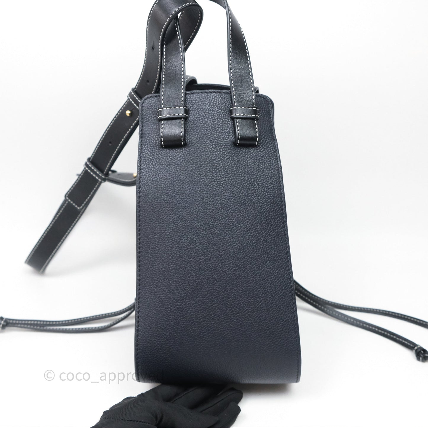 Loewe Small Hammock Shoulder Bag Calfskin Navy