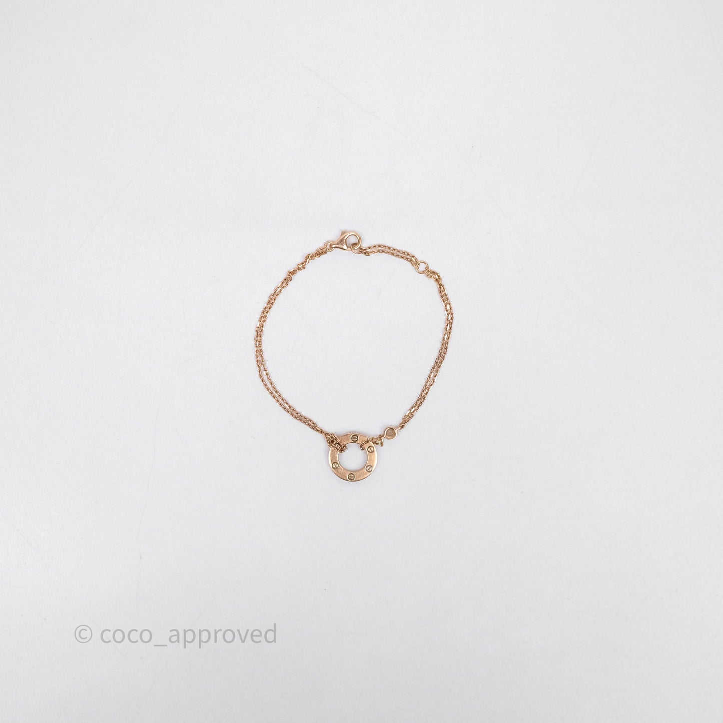Cartier Love Bracelet Rose Gold Diamonds