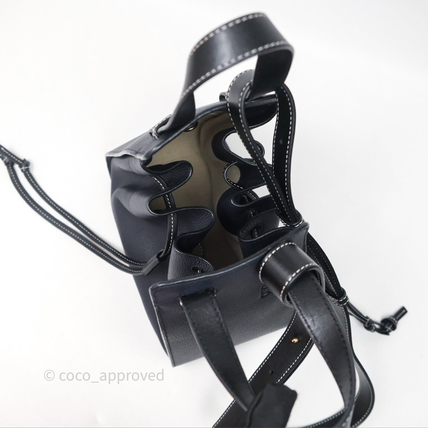 Loewe Small Hammock Shoulder Bag Calfskin Navy