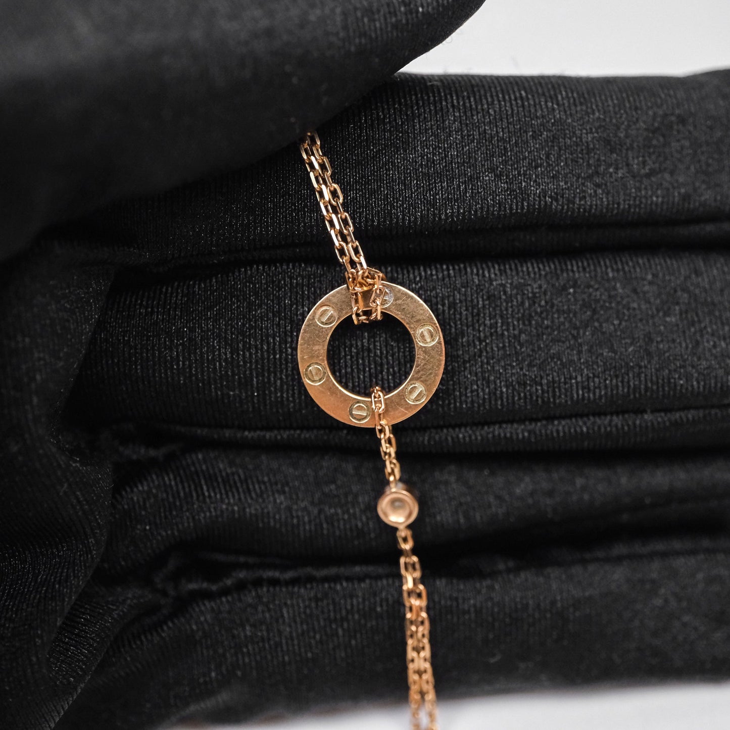 Cartier Love Bracelet Rose Gold Diamonds