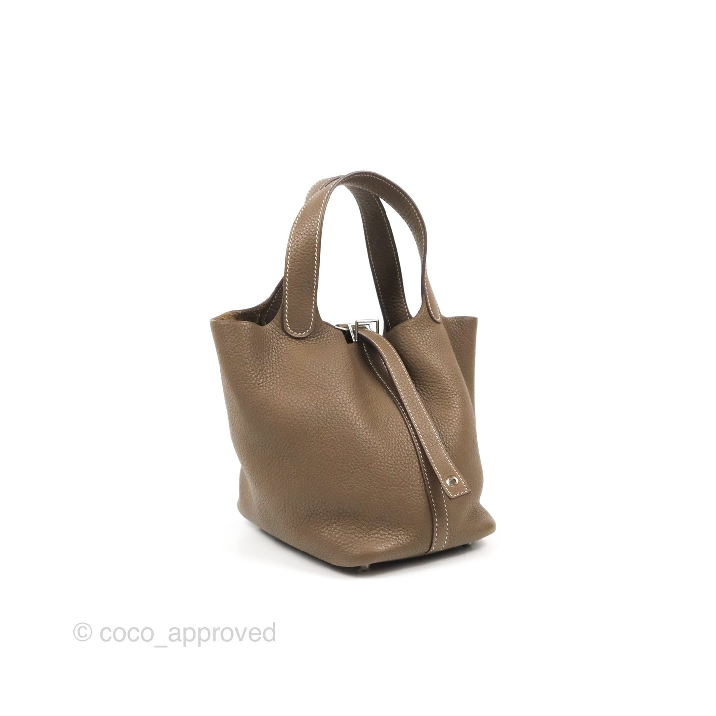 Hermès Picotin Lock 18 Etoupe Clemence Palladium Hardware