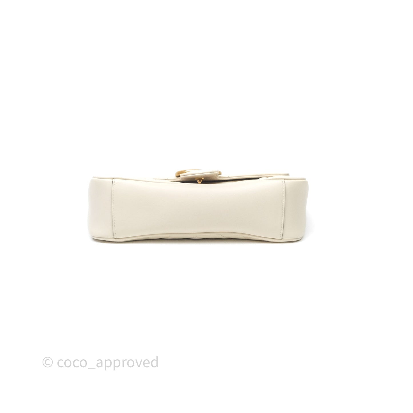 Gucci GG Marmont Matelassé Leather Small Bag White