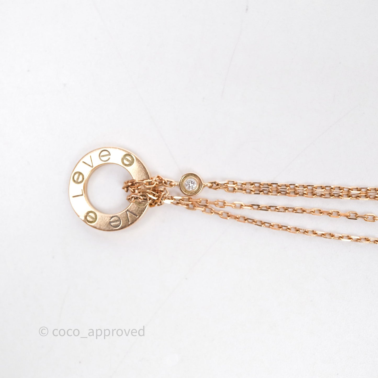 Cartier Love Bracelet Rose Gold Diamonds