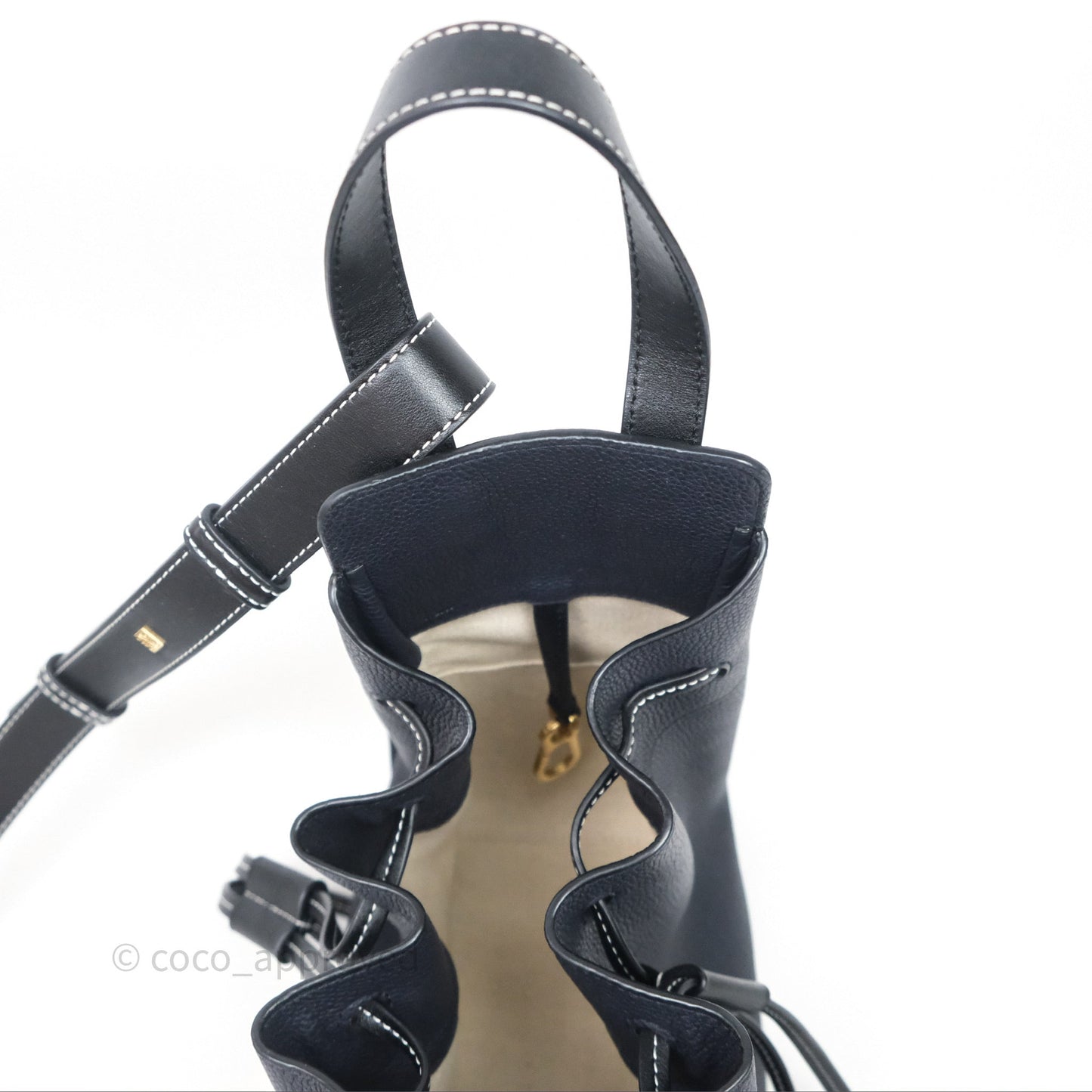 Loewe Small Hammock Shoulder Bag Calfskin Navy