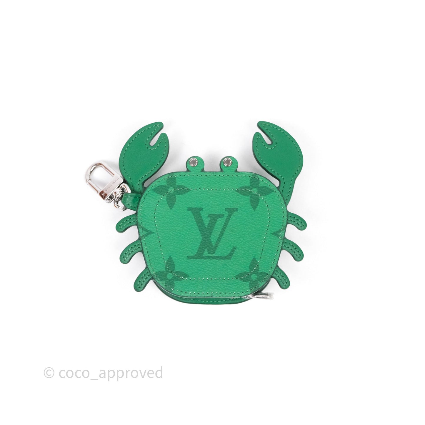 Louis Vuitton Crab Bag Charm Green