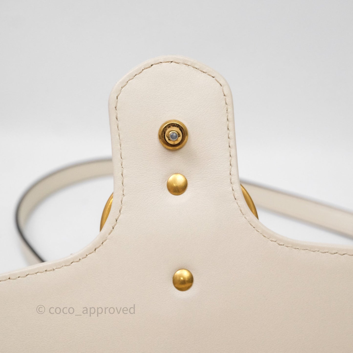 Gucci GG Marmont Matelassé Leather Small Bag White