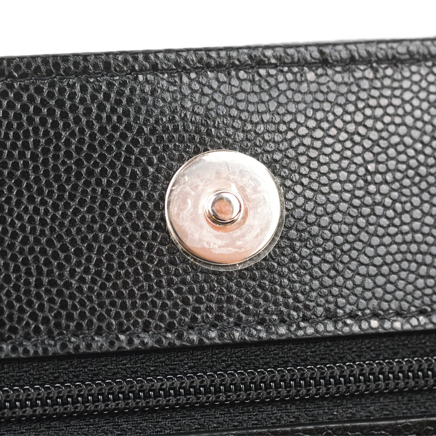 Chanel Quilted So Black Wallet on Chain WOC Caviar Incognito Hardware