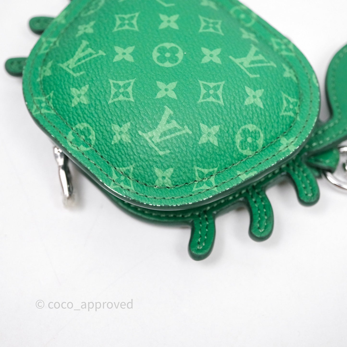 Louis Vuitton Crab Bag Charm Green