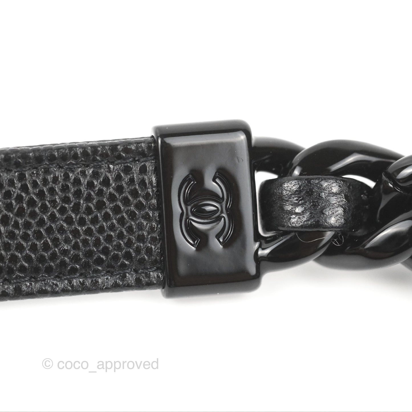 Chanel Quilted So Black Wallet on Chain WOC Caviar Incognito Hardware