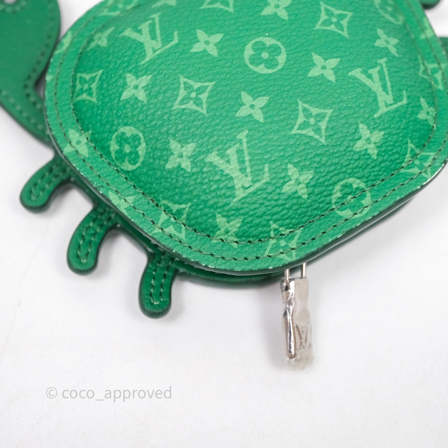 Louis Vuitton Crab Bag Charm Green