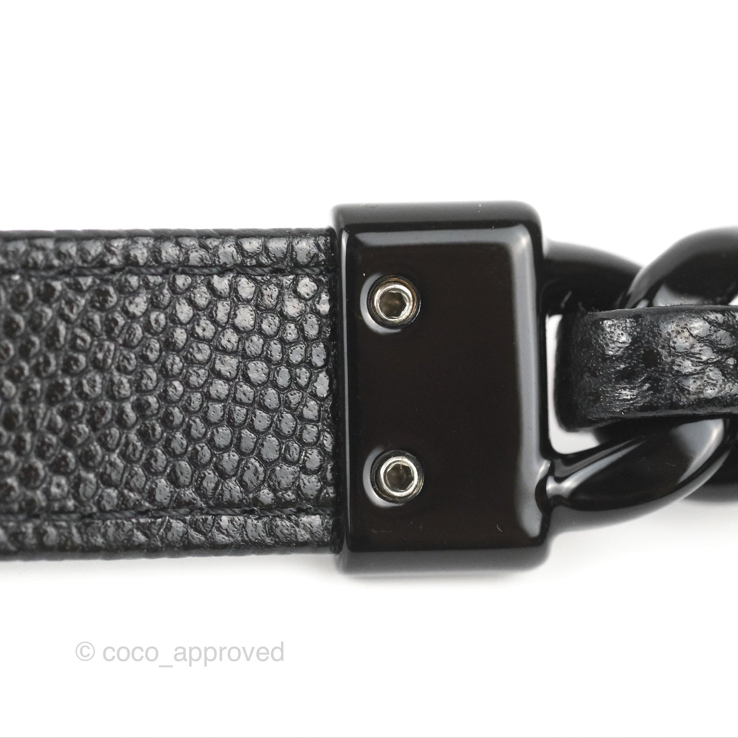 Chanel Quilted So Black Wallet on Chain WOC Caviar Incognito Hardware