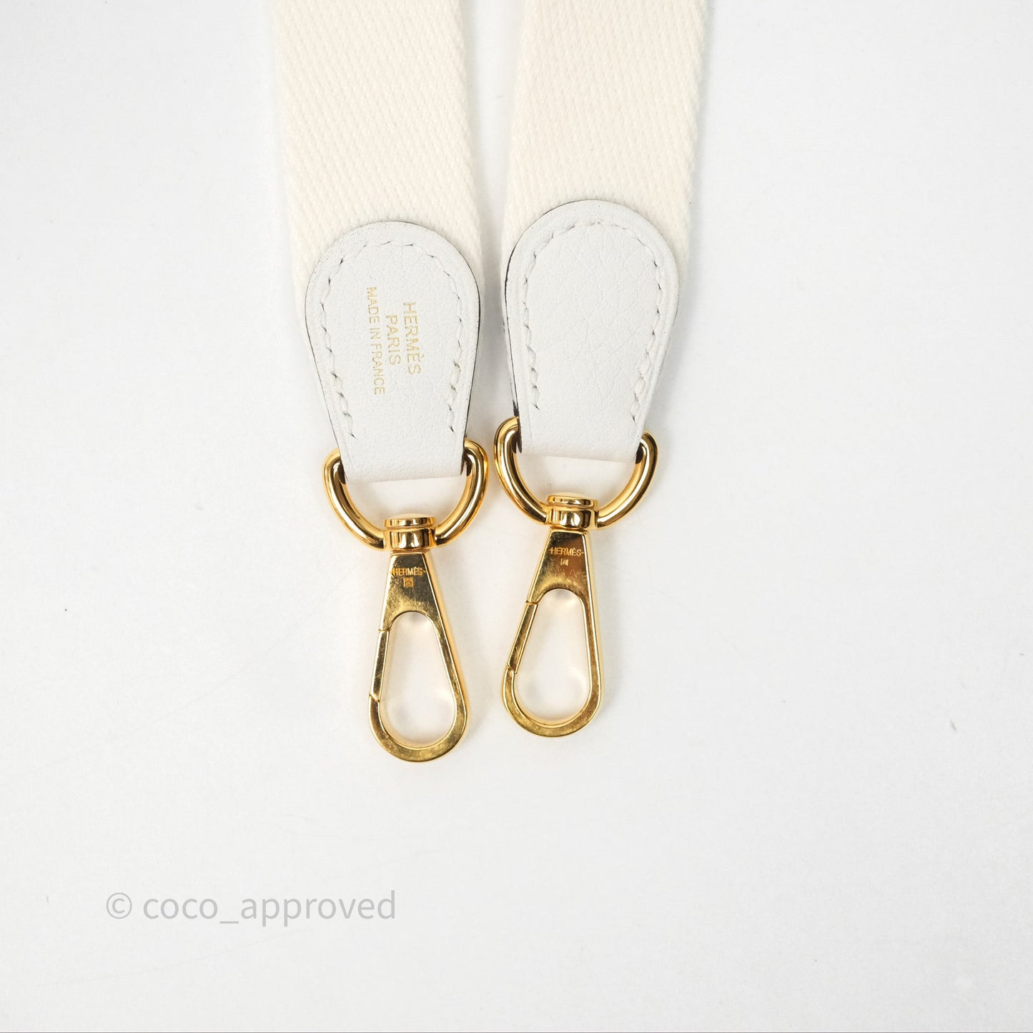 Hermès Mini Evelyne 16 New White 0U Clemence Gold Hardware