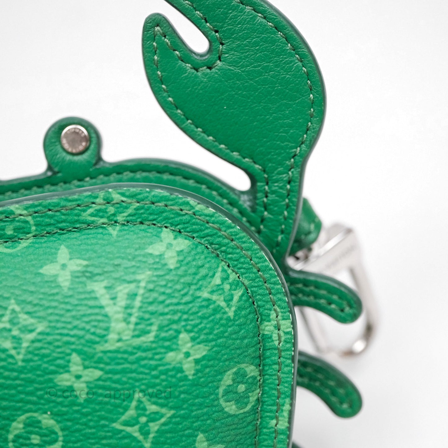 Louis Vuitton Crab Bag Charm Green
