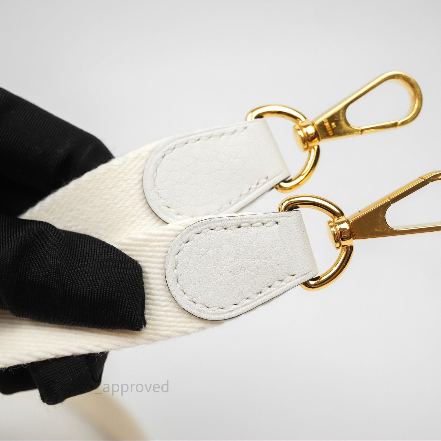 Hermès Mini Evelyne 16 New White 0U Clemence Gold Hardware
