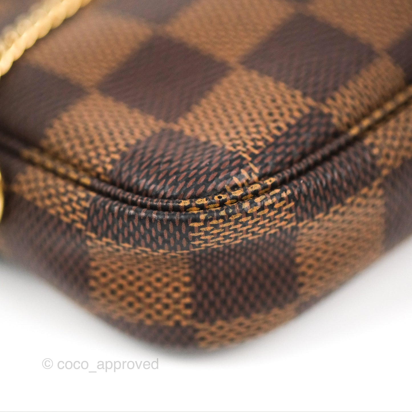 Louis Vuitton Mini Pochette Accessories Damier Ebene