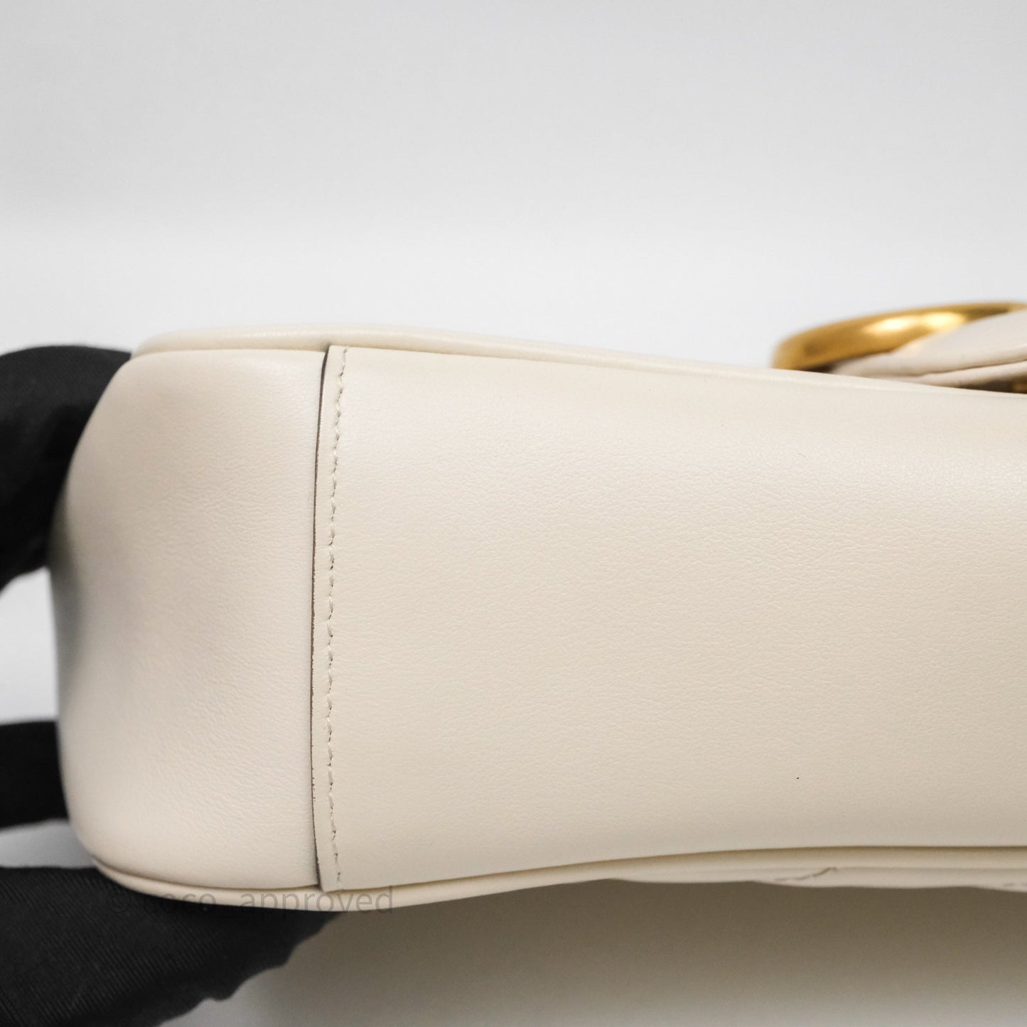 Gucci GG Marmont Matelassé Leather Small Bag White