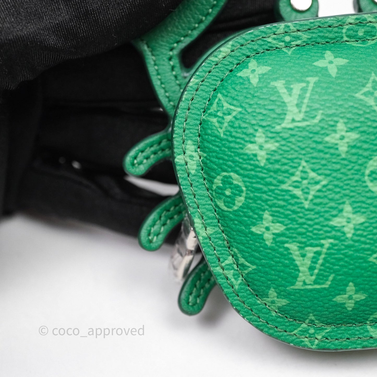 Louis Vuitton Crab Bag Charm Green