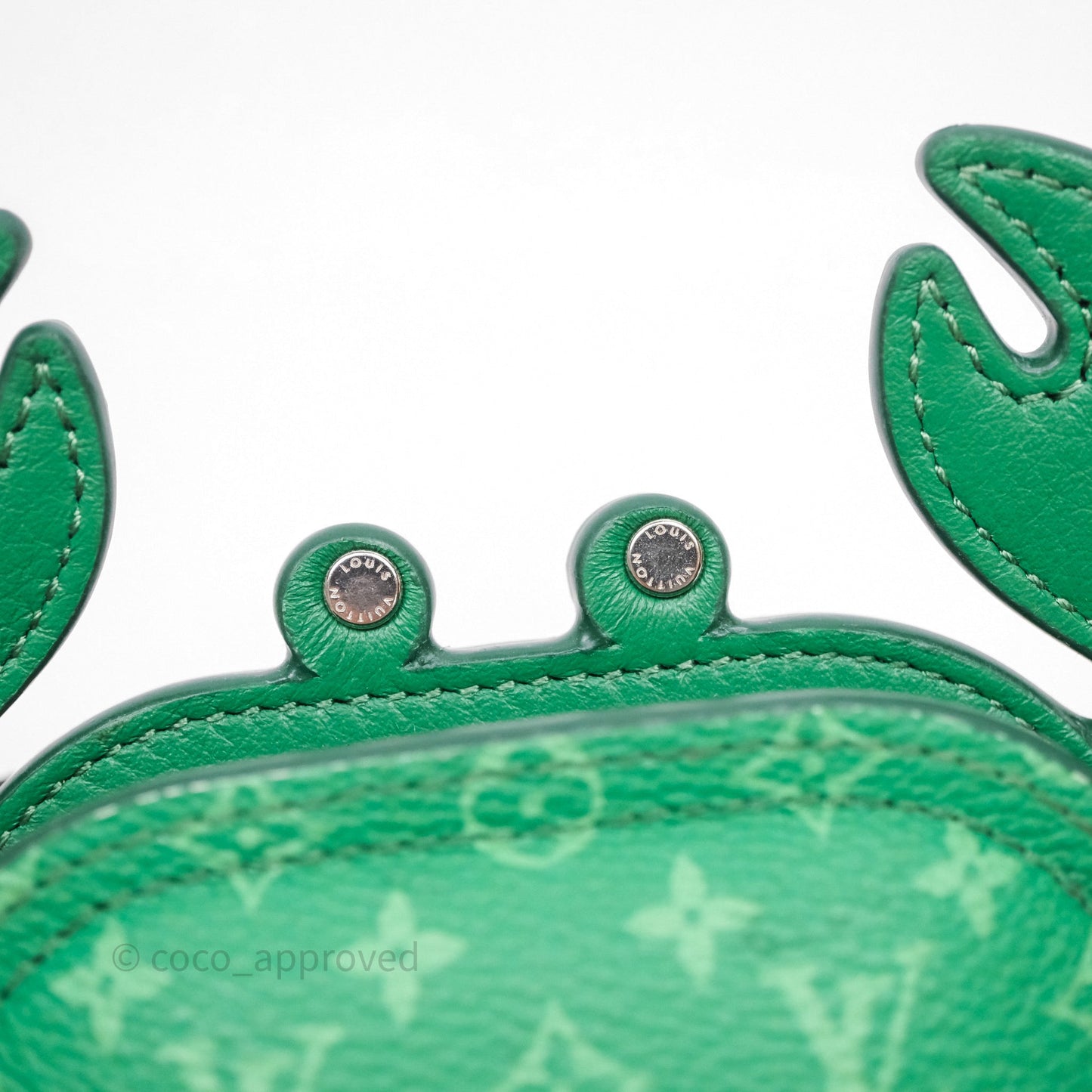 Louis Vuitton Crab Bag Charm Green