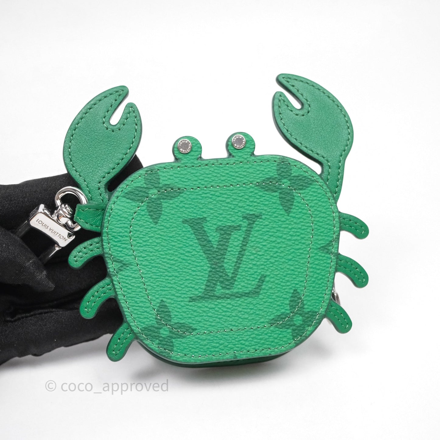 Louis Vuitton Crab Bag Charm Green