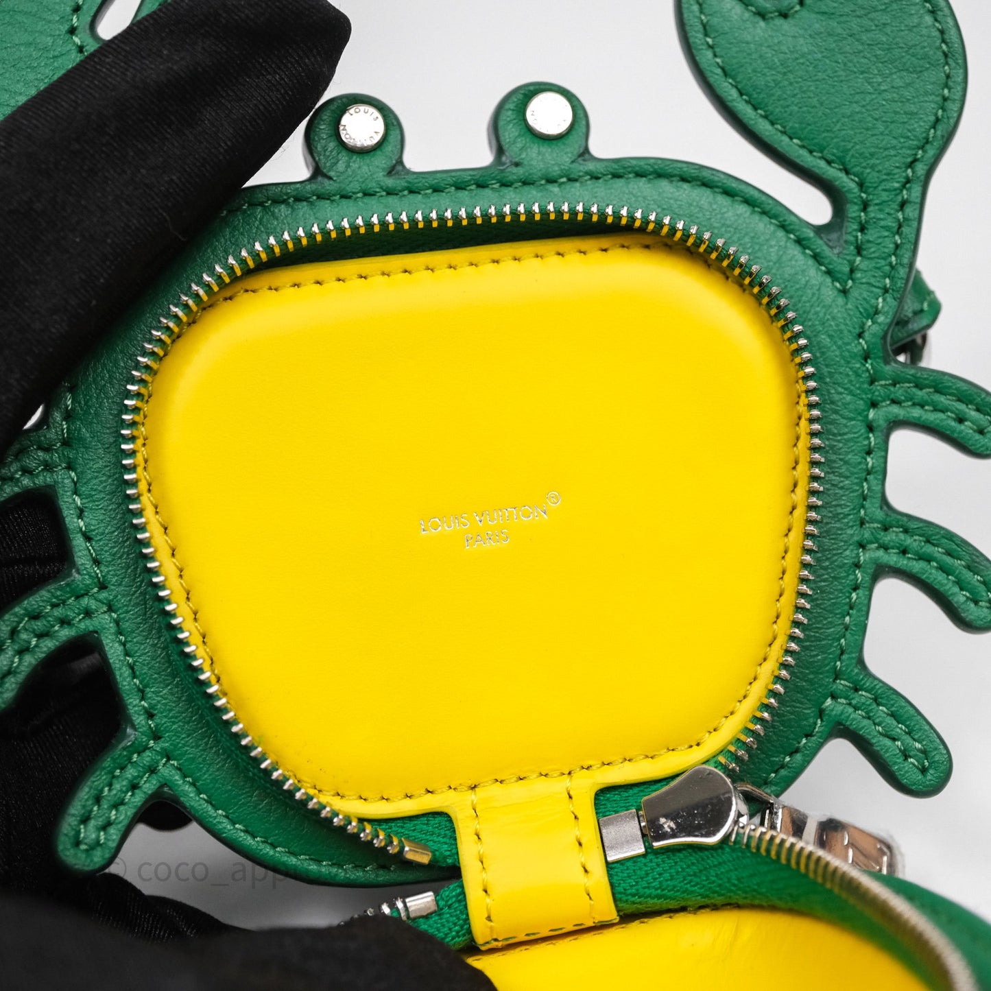 Louis Vuitton Crab Bag Charm Green