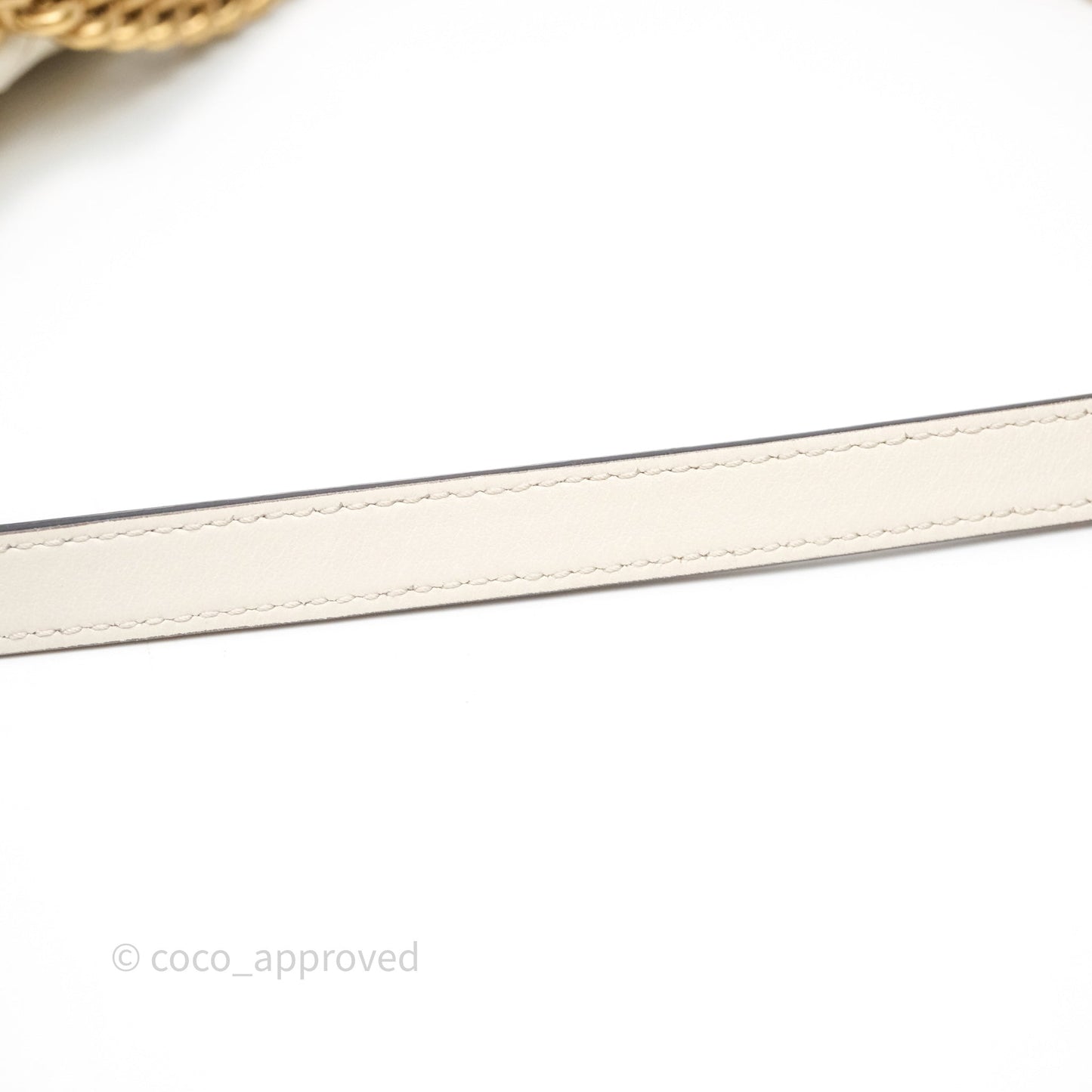 Gucci GG Marmont Matelassé Leather Small Bag White