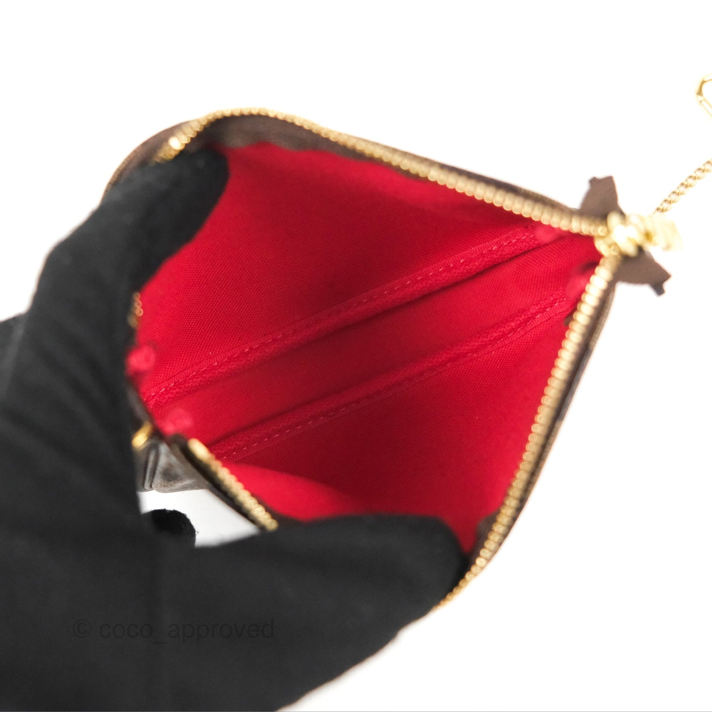 Louis Vuitton Mini Pochette Accessories Damier Ebene