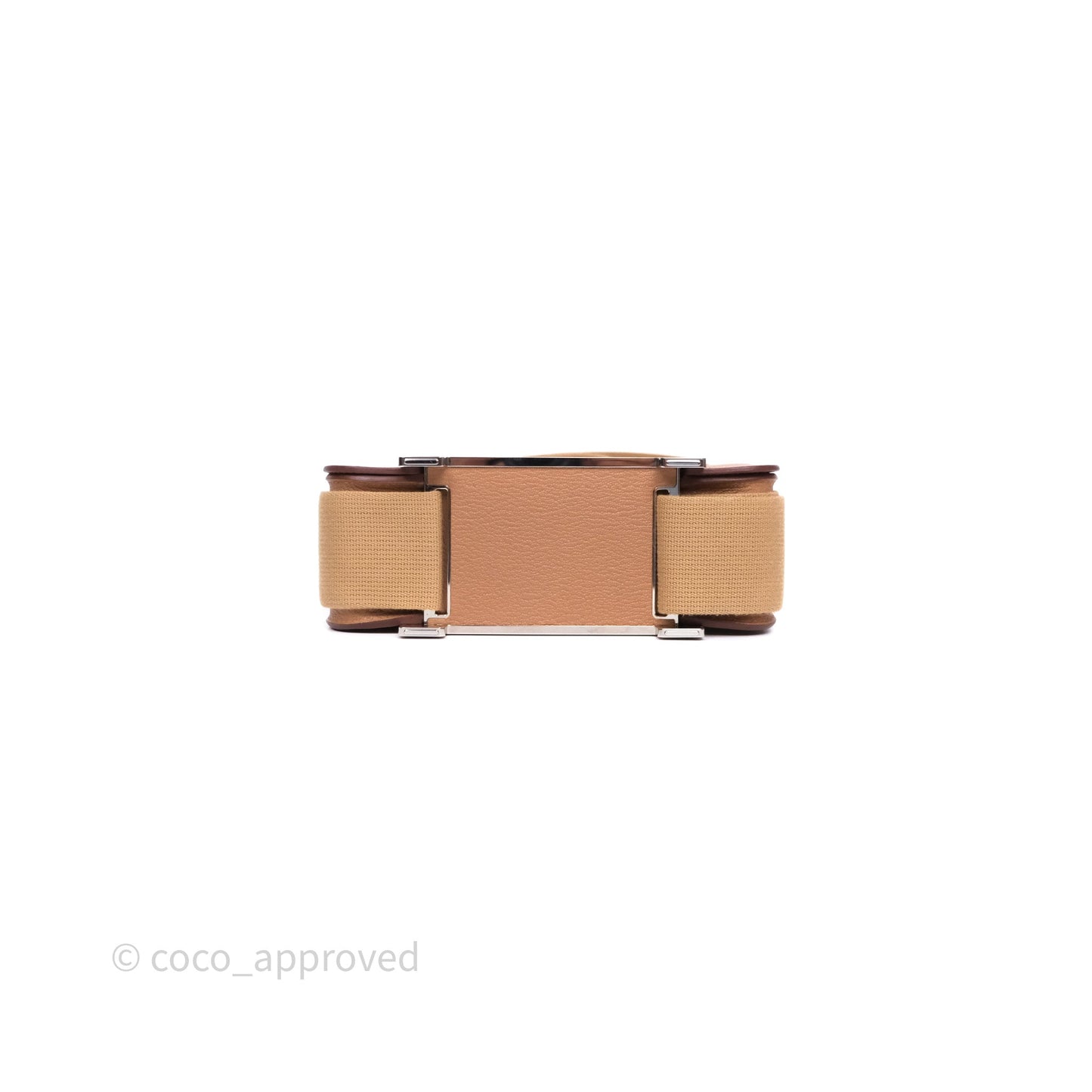 Hermès Geta Bag Quebracho 2J Chevre Mysore/ Chai 0M Sangle Palladium Hardware