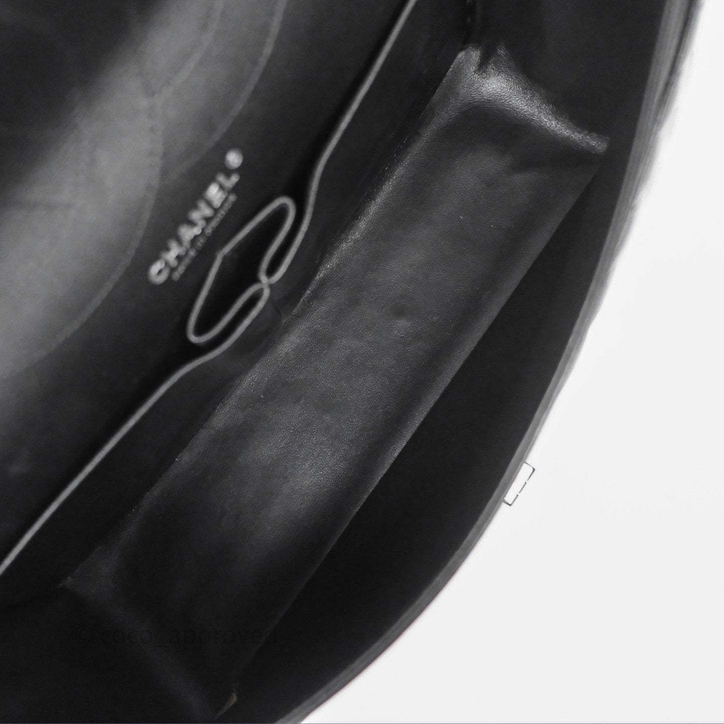 Chanel Reissue 227 Chevron So Black Calfskin