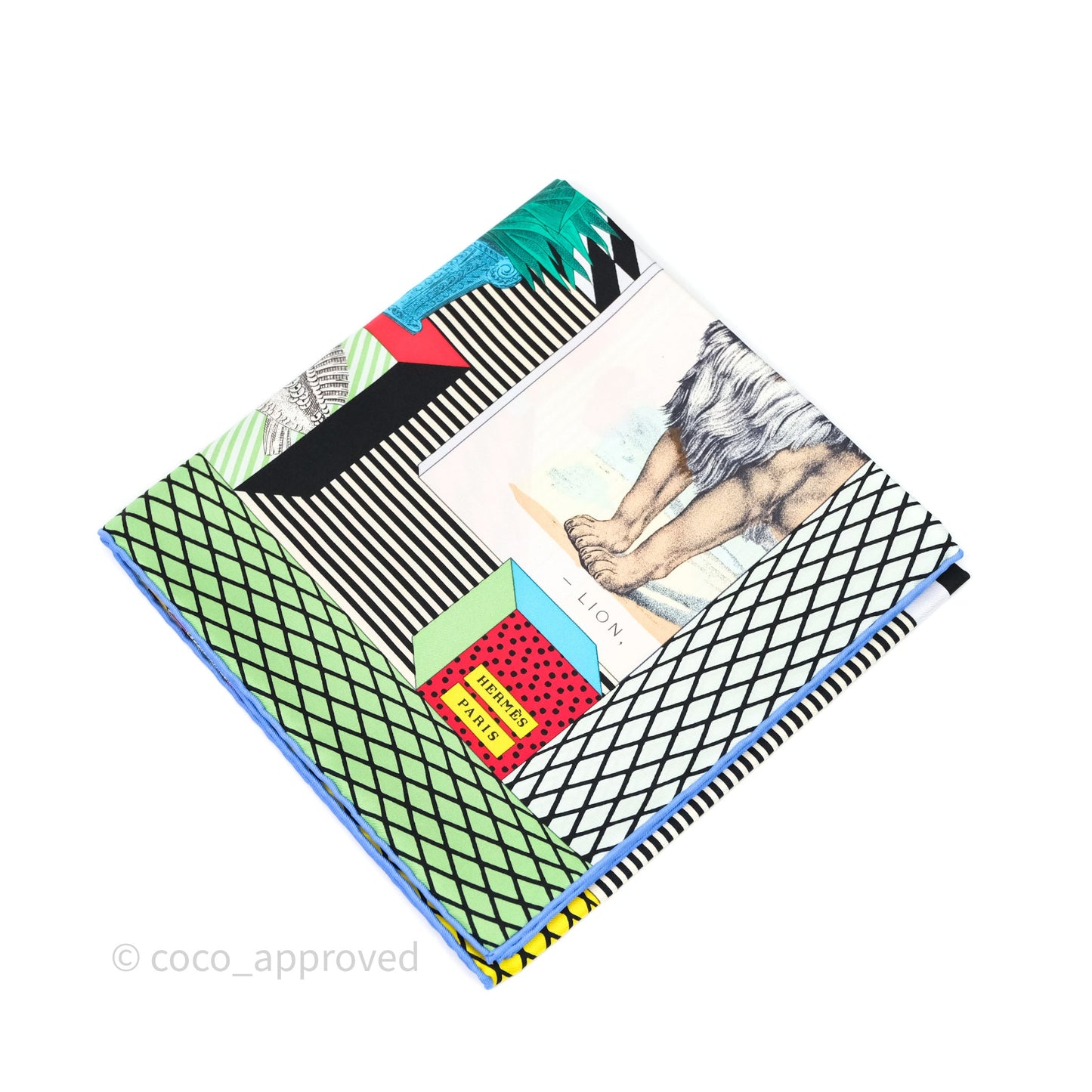 Hermès Grand Theater Nouveau Silk Scarf 90