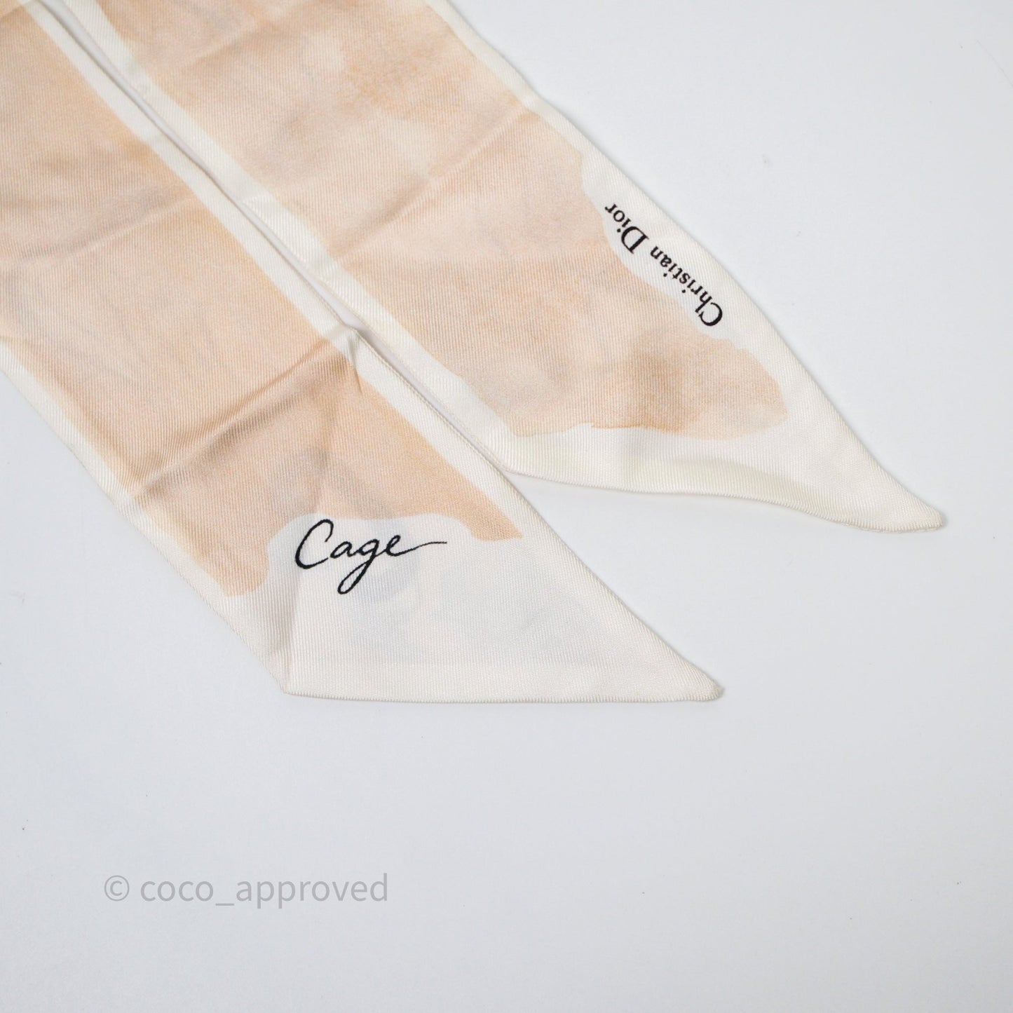 Christian Dior Silk Mitzah ABCDIOR "C" Twilly