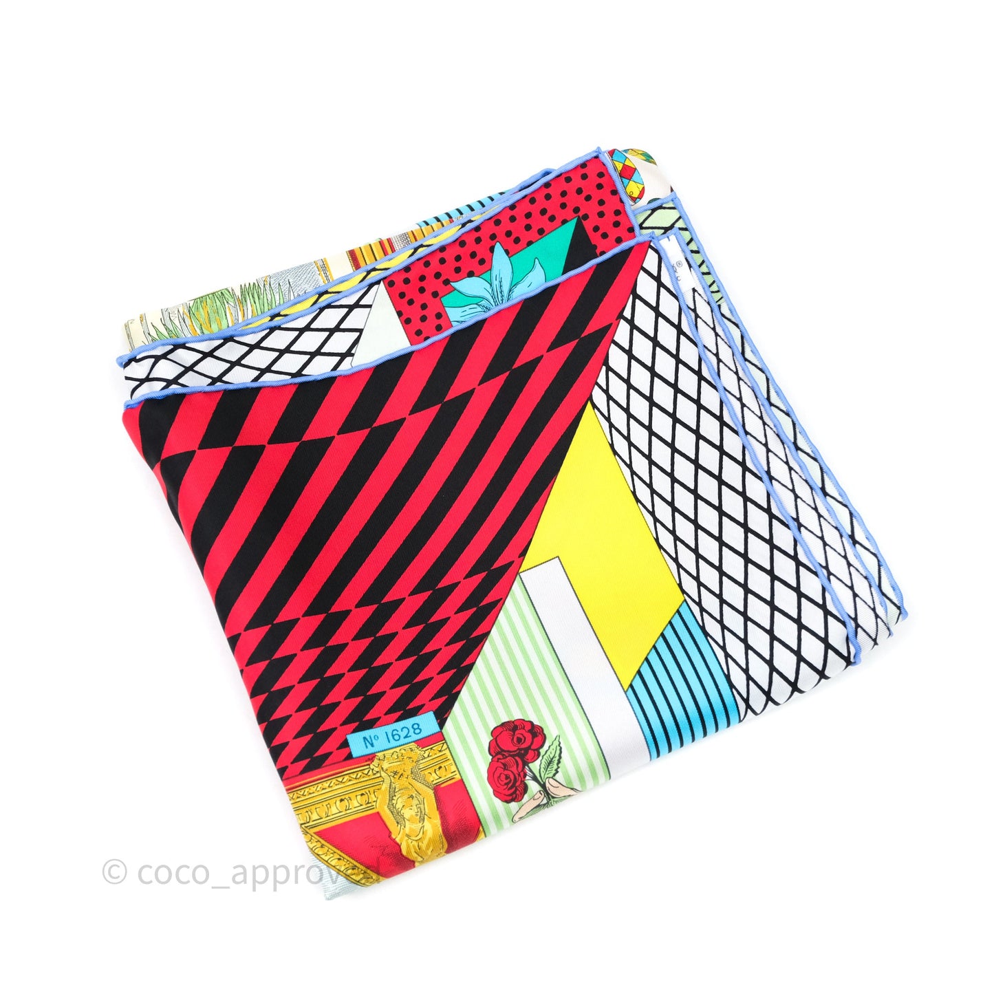 Hermès Grand Theater Nouveau Silk Scarf 90