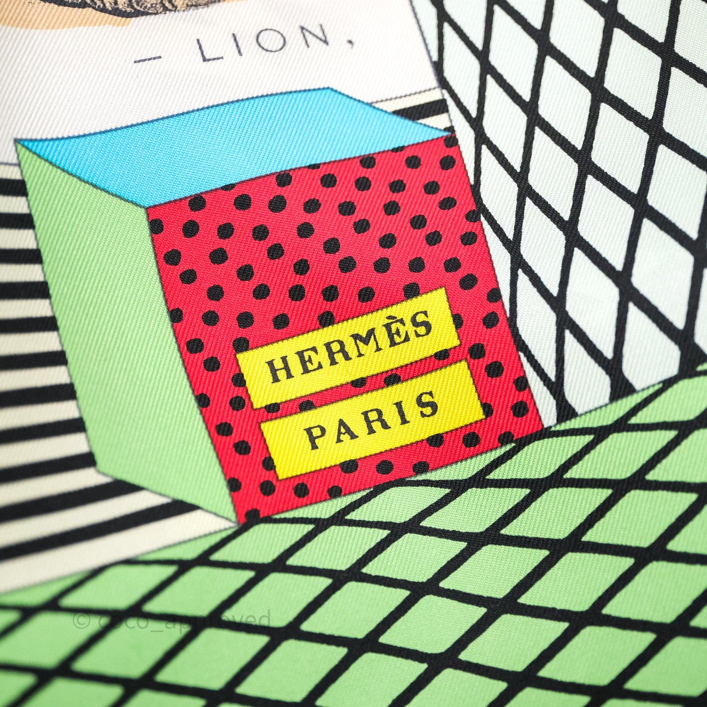 Hermès Grand Theater Nouveau Silk Scarf 90