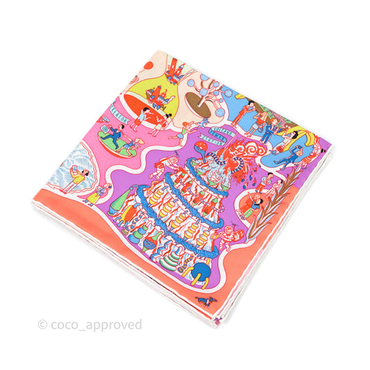 Hermes Exposition Universell Silk Scarf 90