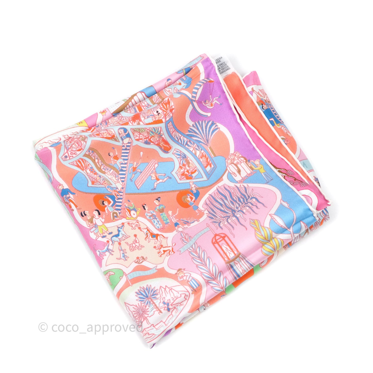 Hermes Exposition Universell Silk Scarf 90
