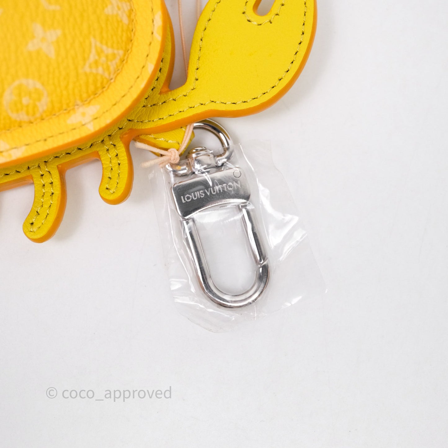 Louis Vuitton Crab Bag Charm Yellow