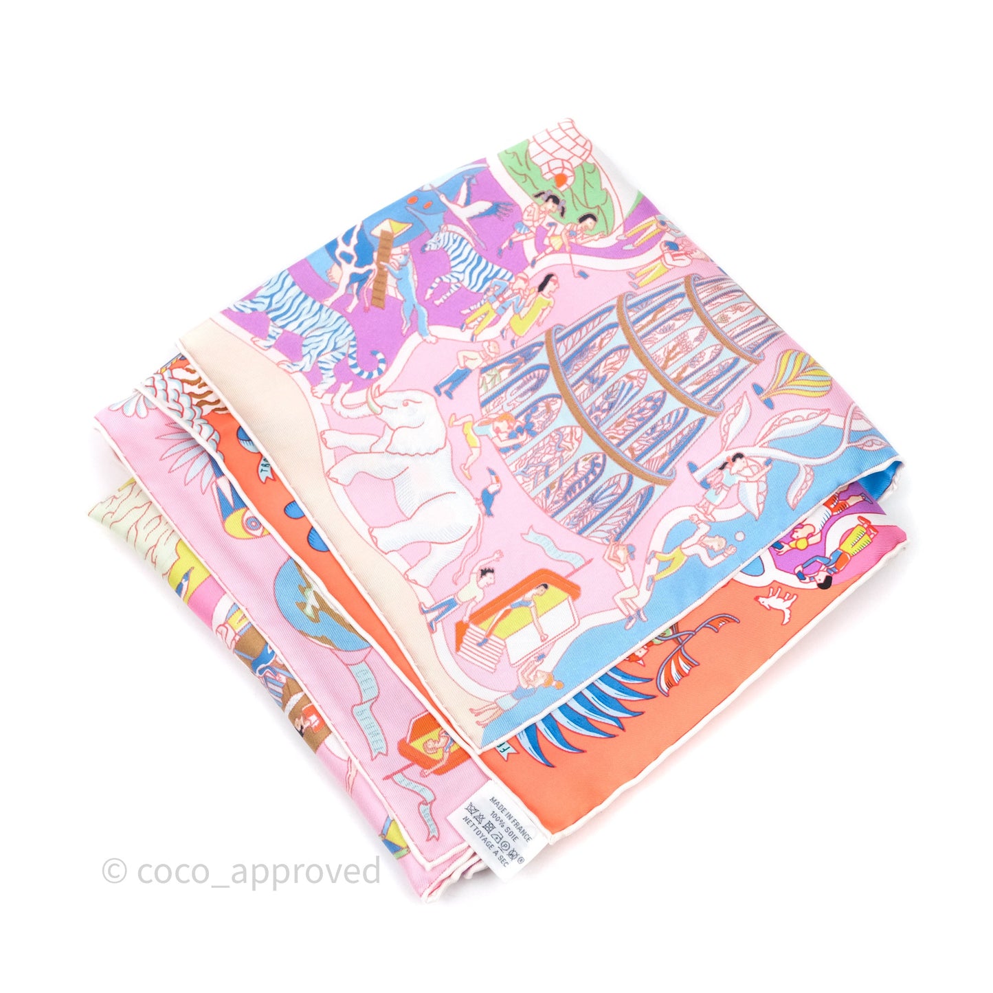 Hermes Exposition Universell Silk Scarf 90