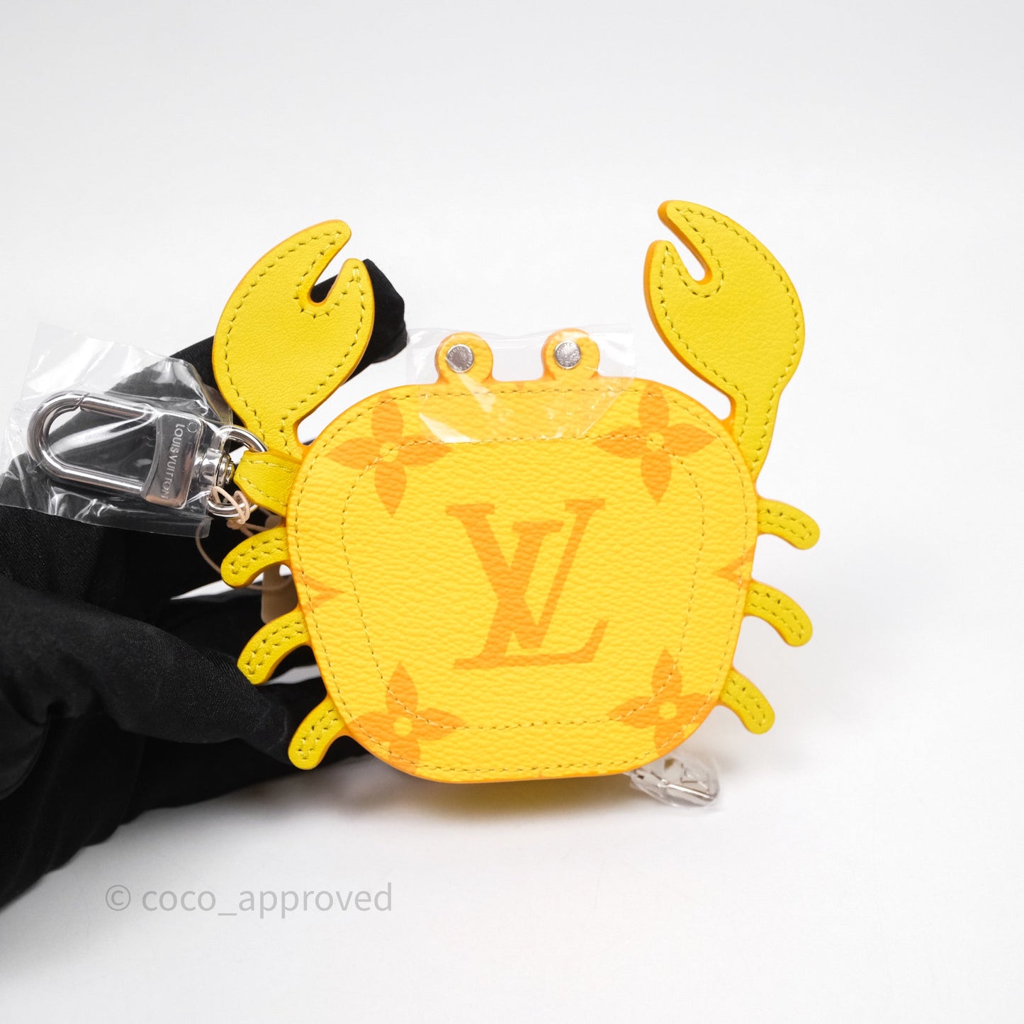 Louis Vuitton Crab Bag Charm Yellow